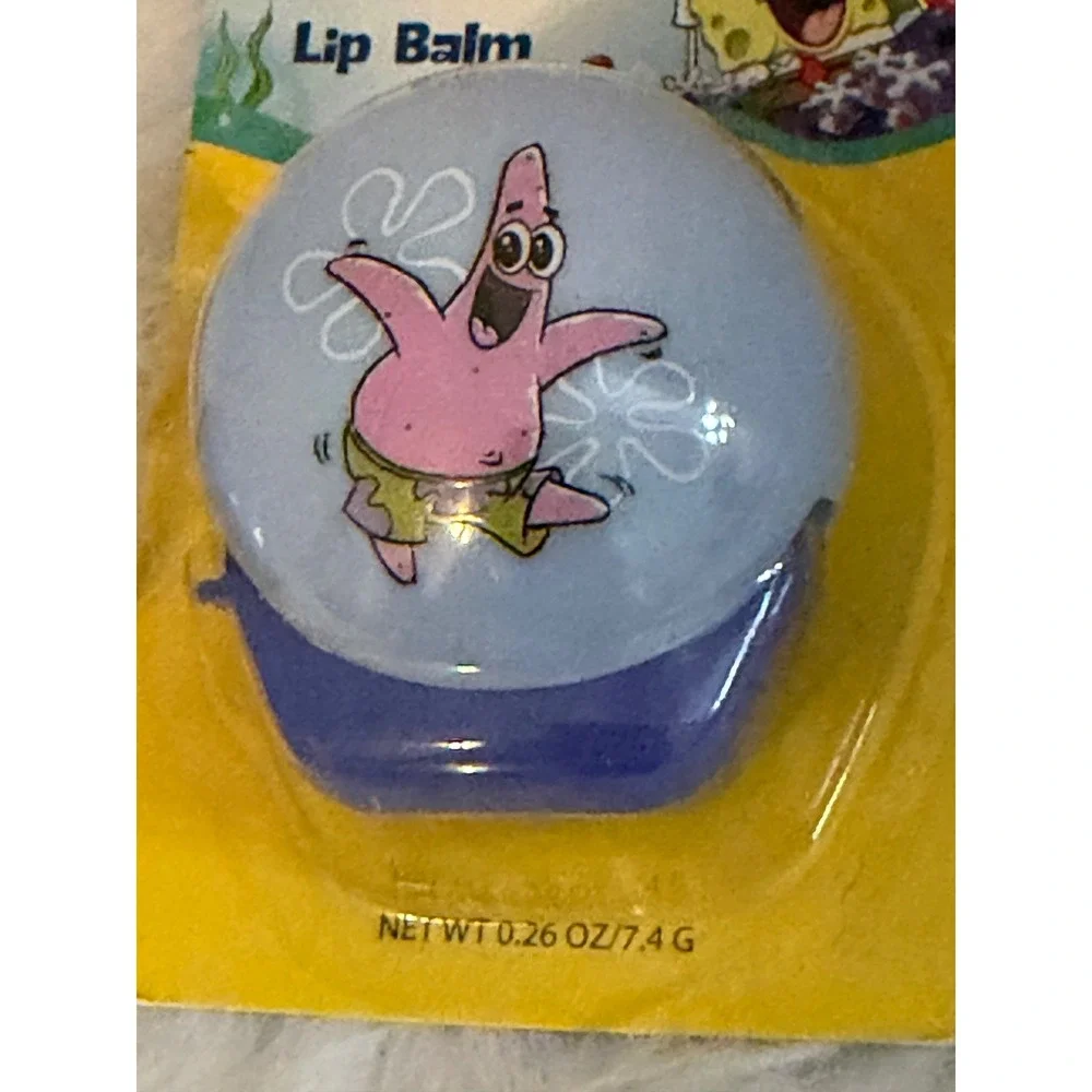 Nickelodeon SpongeBob SquarePants & Patrick Star Lip Balm Set 2pk 0.26oz NEW